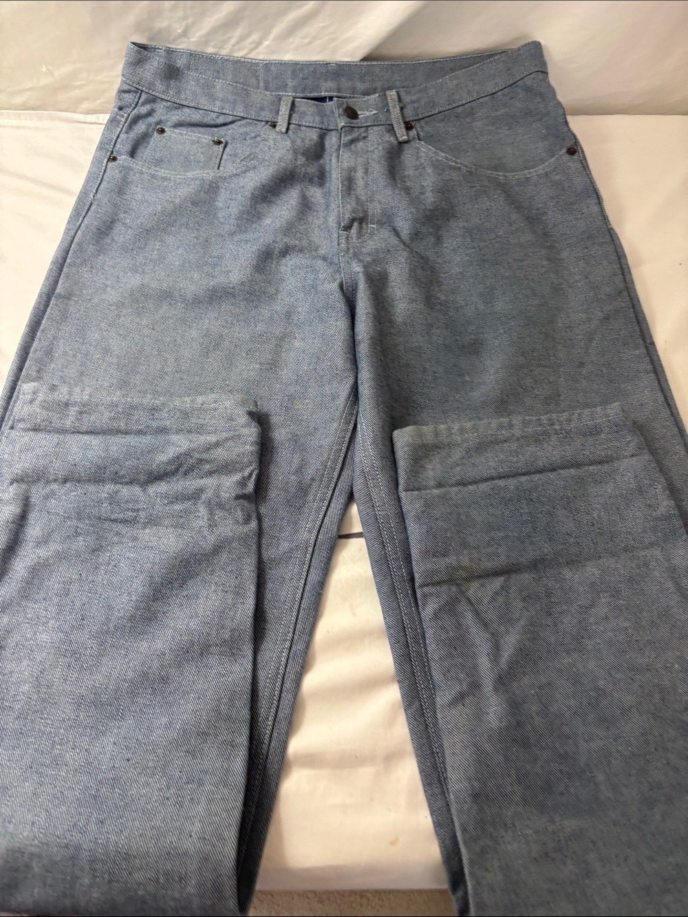 Laredo Light Blue Relaxed Fit Men’s Jeans. Vintage Jeans.  Hems No Frays